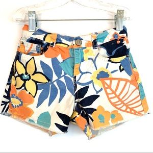 Gymboree Girls Bright Floral Shorts